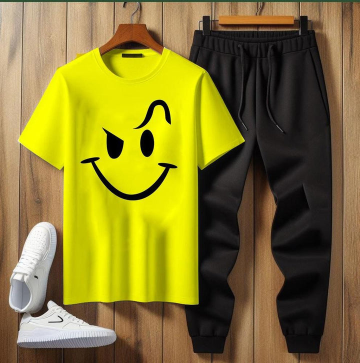 2 PCS MEN,S STITCHED JERSY PRINTED TRACK SUIT - Bold Beautiful