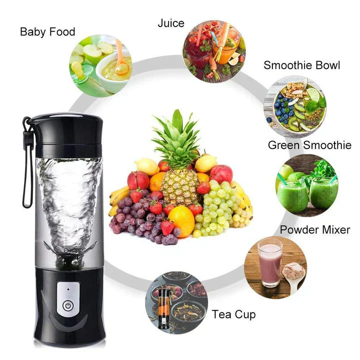 JUICER PORTABLE OUTDOOR JUICING CUP HOME MINI CORDLESS CRUSHED ICE MACHINE USB CHARGING FRUIT VEGETABLE BLENDER - Bold Beautiful