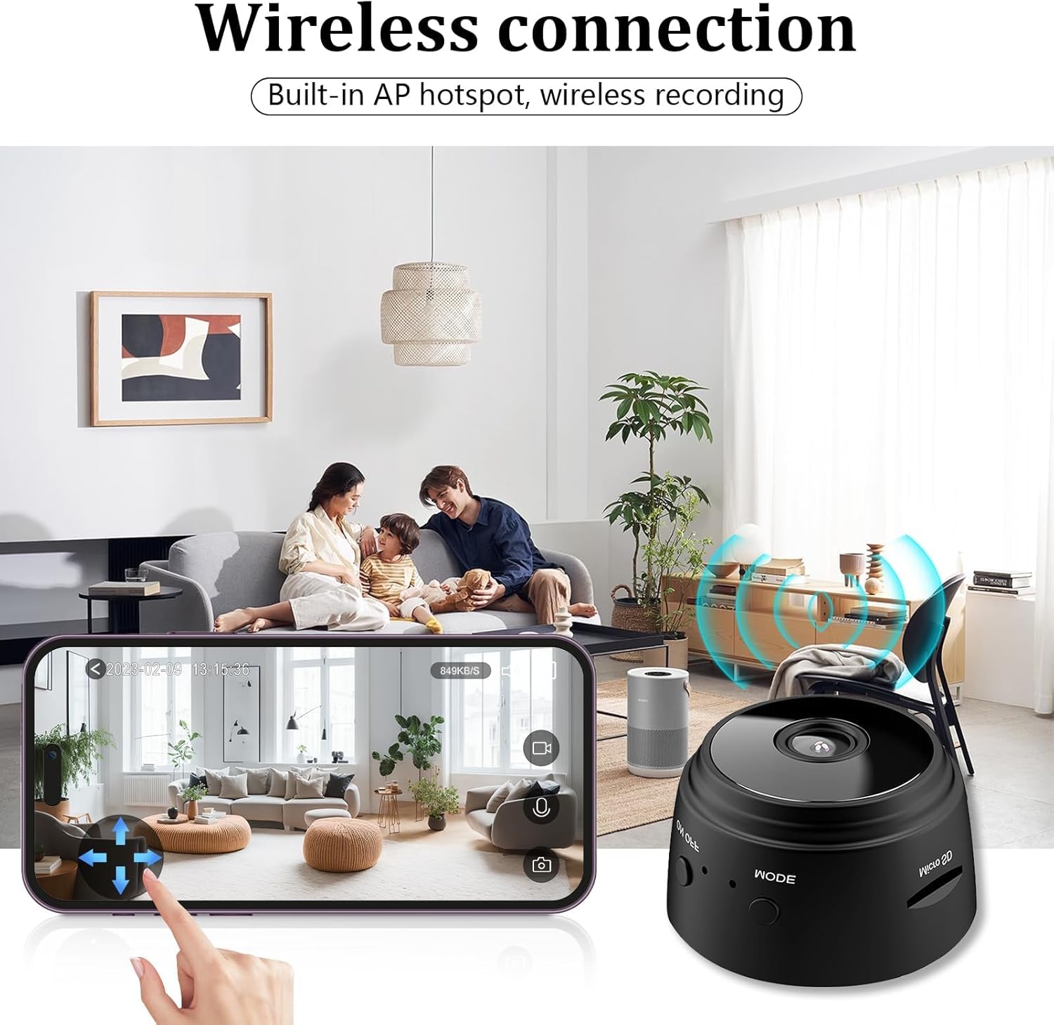Mini Hidden Camera Spy Wireless - 2025 Upgraded HD WiFi Spy Camera for Home, Small Cameras with Motion Detection, Nanny Cam Hidden Camera for Pet, Baby,... - Bold Beautiful