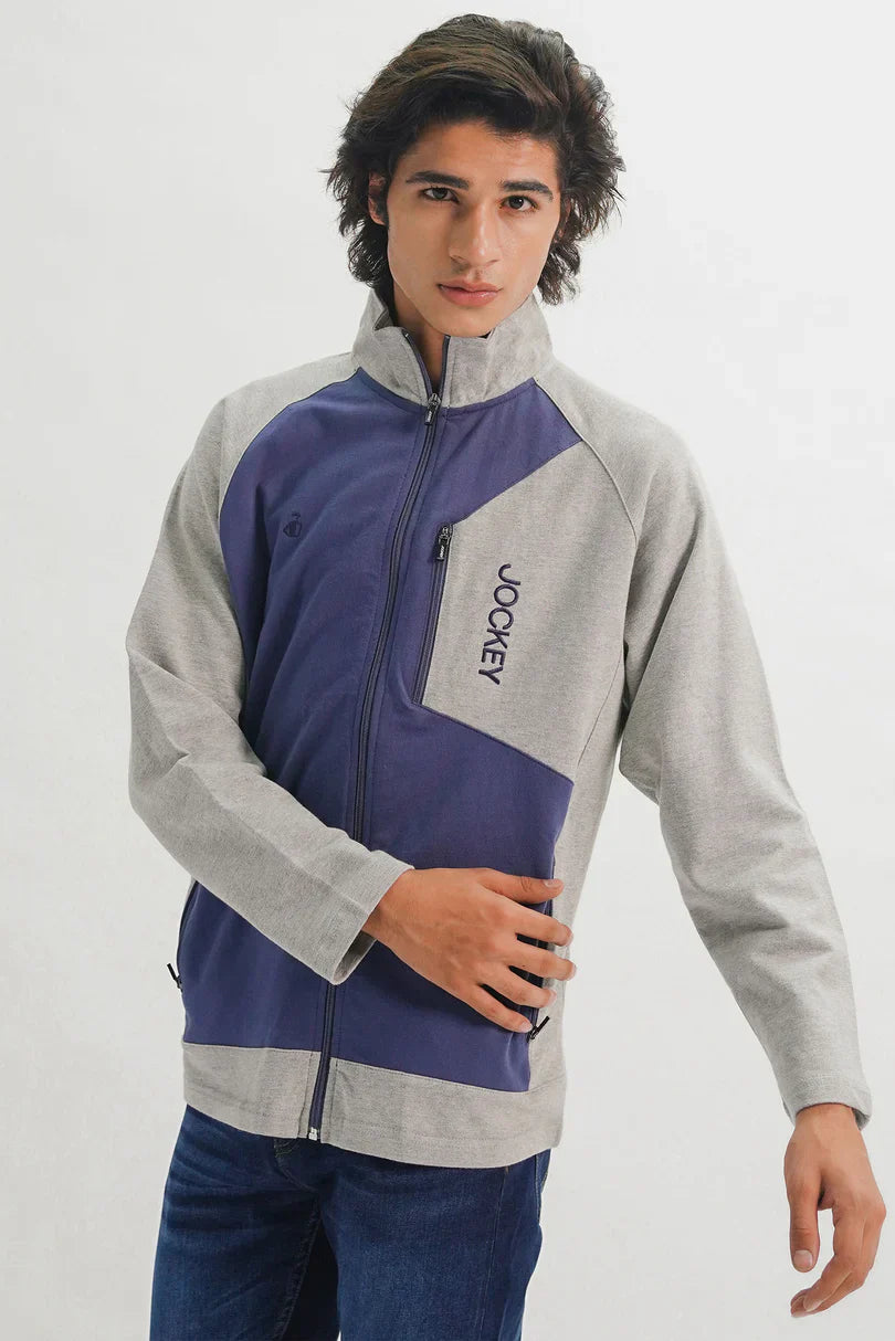 Jockey® Relax Fit Full Sleeves Mock Neck Jacket - Bold Beautiful