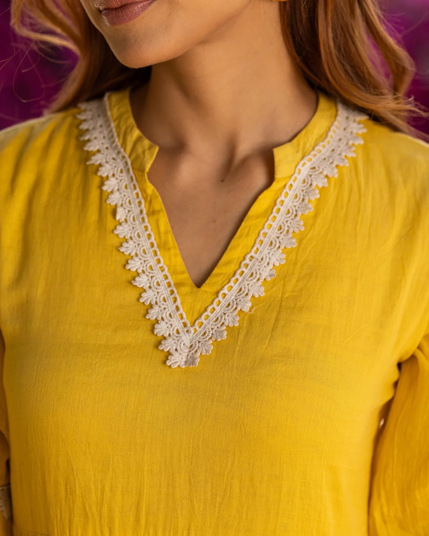 CLASSIC YELLOW LACE DRESS - Bold Beautiful