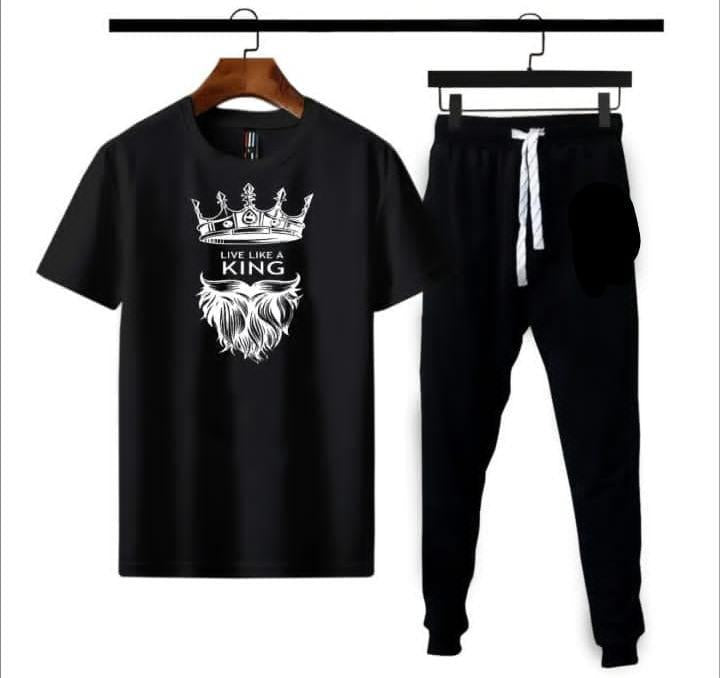 2 PIECE TRACK SUIT COTTON JERSEY AND POLYESTER - Bold Beautiful