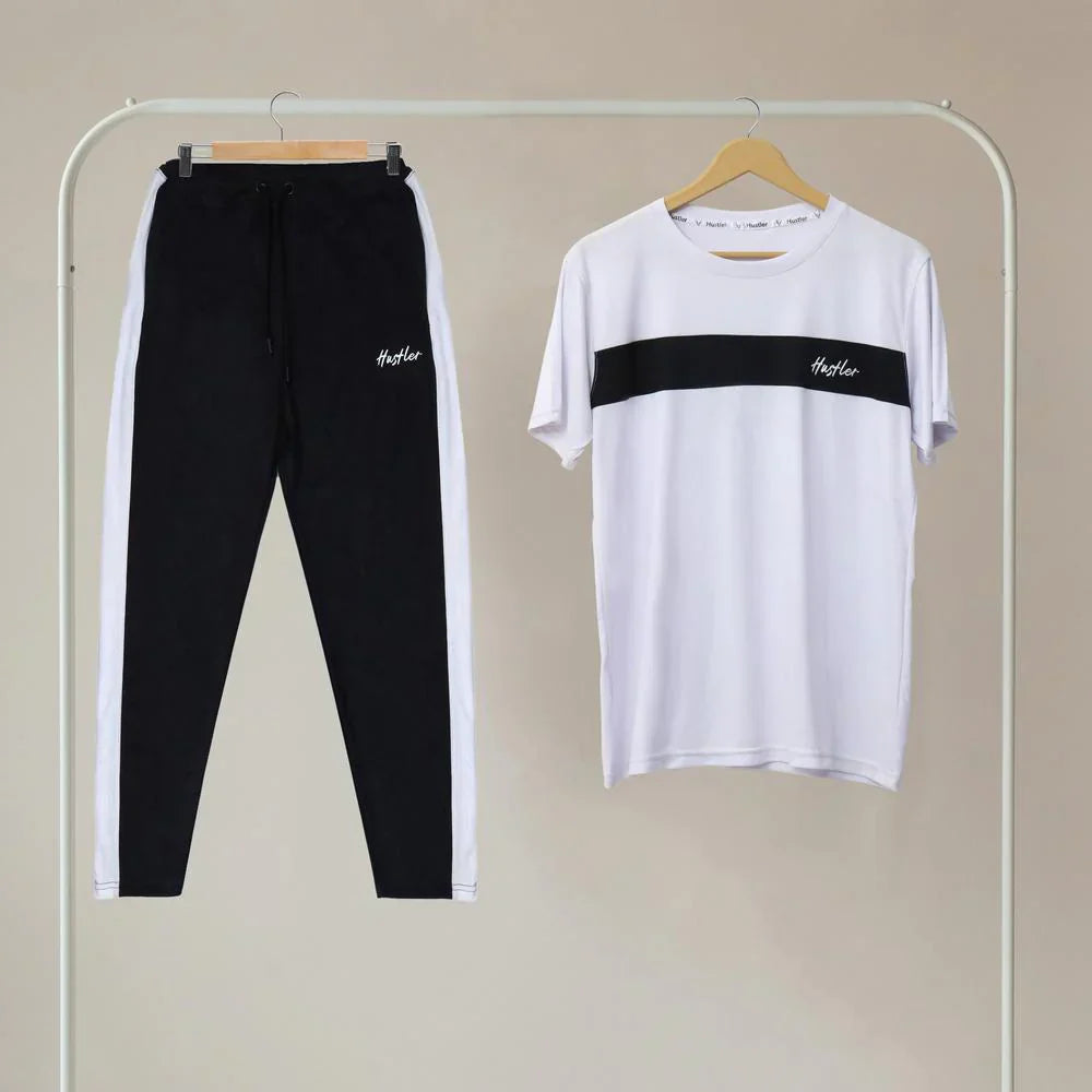 2 PCS MEN,S STITCHED JERSY PRINTED TRACK SUIT - Bold Beautiful