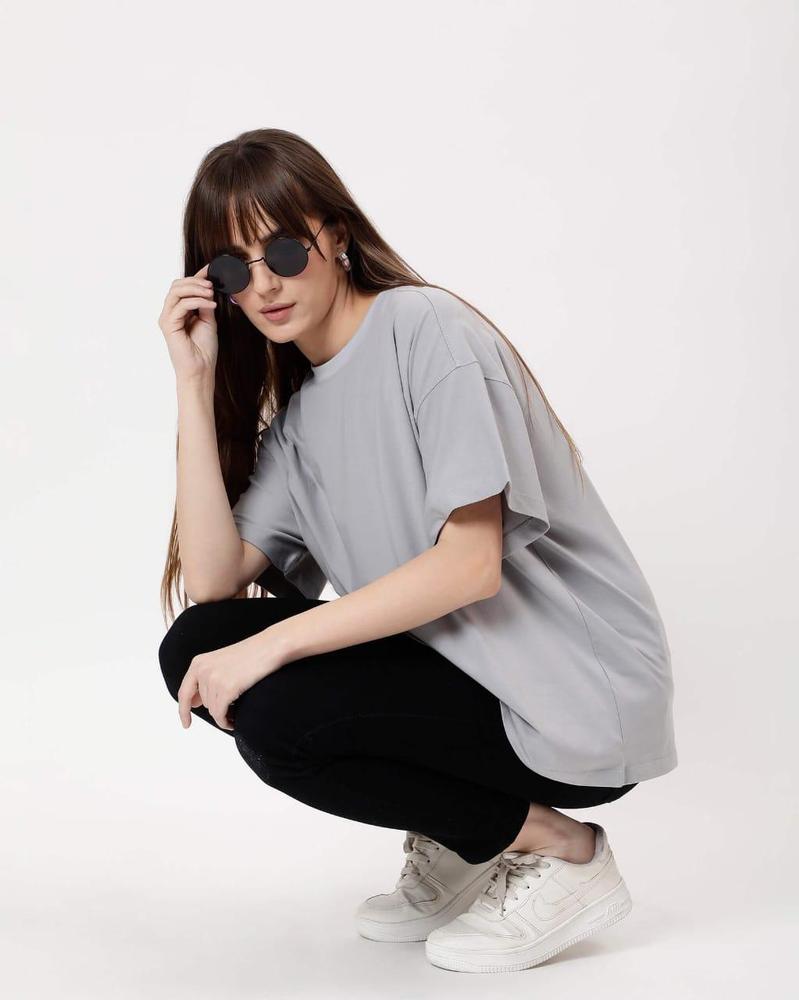 1 Pcs Women,s Stitched Jersey Plain T' Shirt - Bold Beautiful