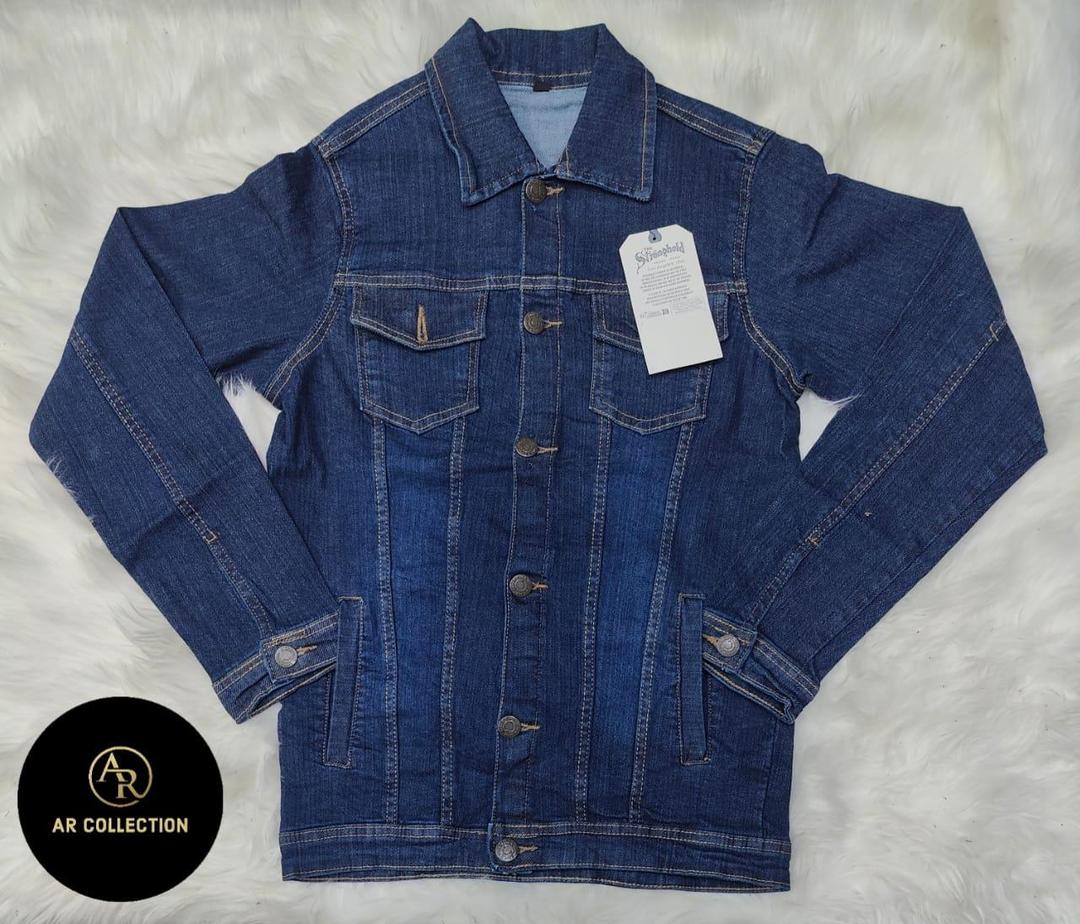 Men's Classic Denim Jacket -Plain Design-1 Pcs - Bold Beautiful