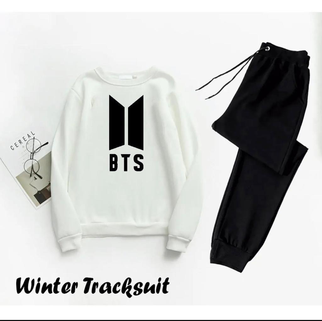 Men's Printed Polyester Track Suit - 2 Pcs Set (Sweatshirt&Trouser) - Bold Beautiful