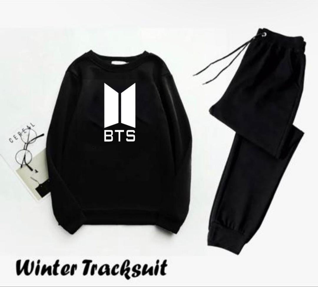 Men's Printed Polyester Track Suit - 2 Pcs Set (Sweatshirt&Trouser) - Bold Beautiful