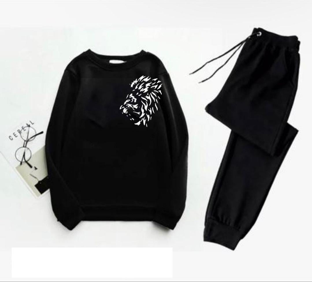 2 Pcs Mens Micro Polyester Printed Track Suit