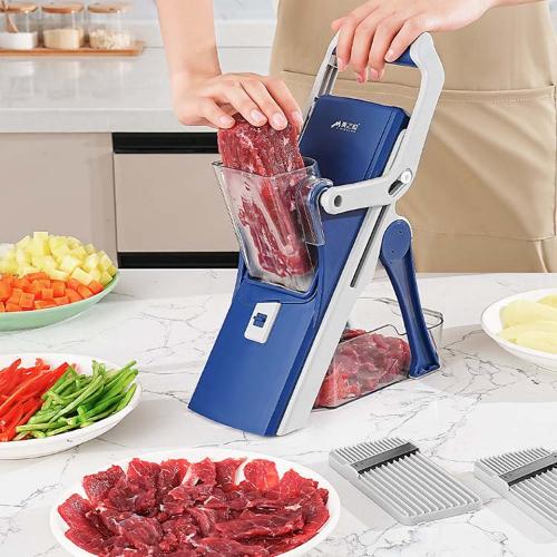 ADJUSTABLE 5-IN-1 VERTICAL VEGETABLE CUTTER & SHREDDER - Bold Beautiful