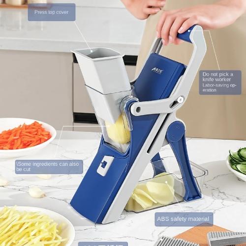 ADJUSTABLE 5-IN-1 VERTICAL VEGETABLE CUTTER & SHREDDER - Bold Beautiful
